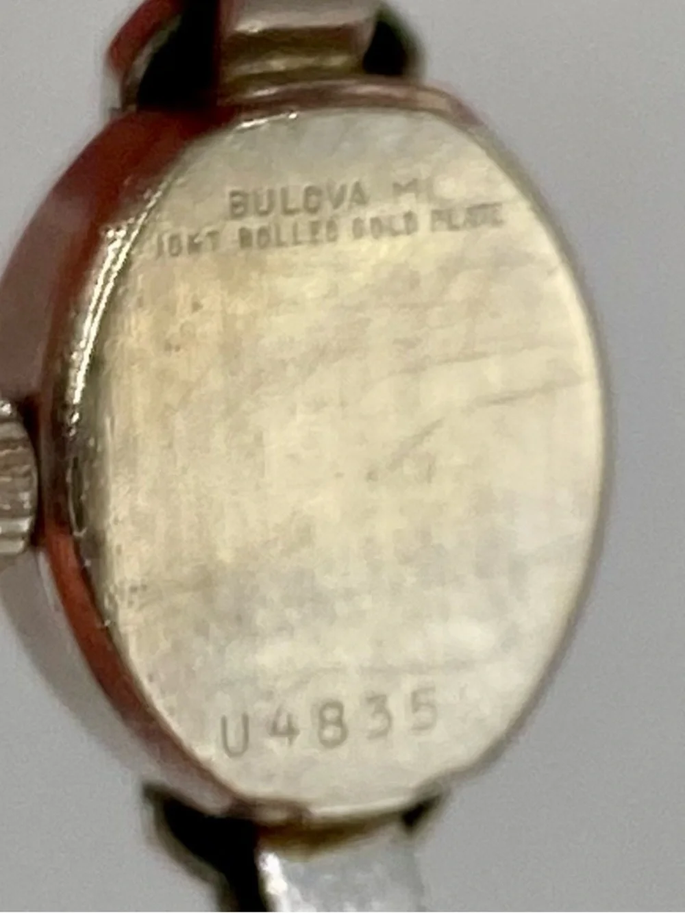 Bulova 10k rolled gold plate U4835 with Seidel  Ladies SilverTone Band Watch